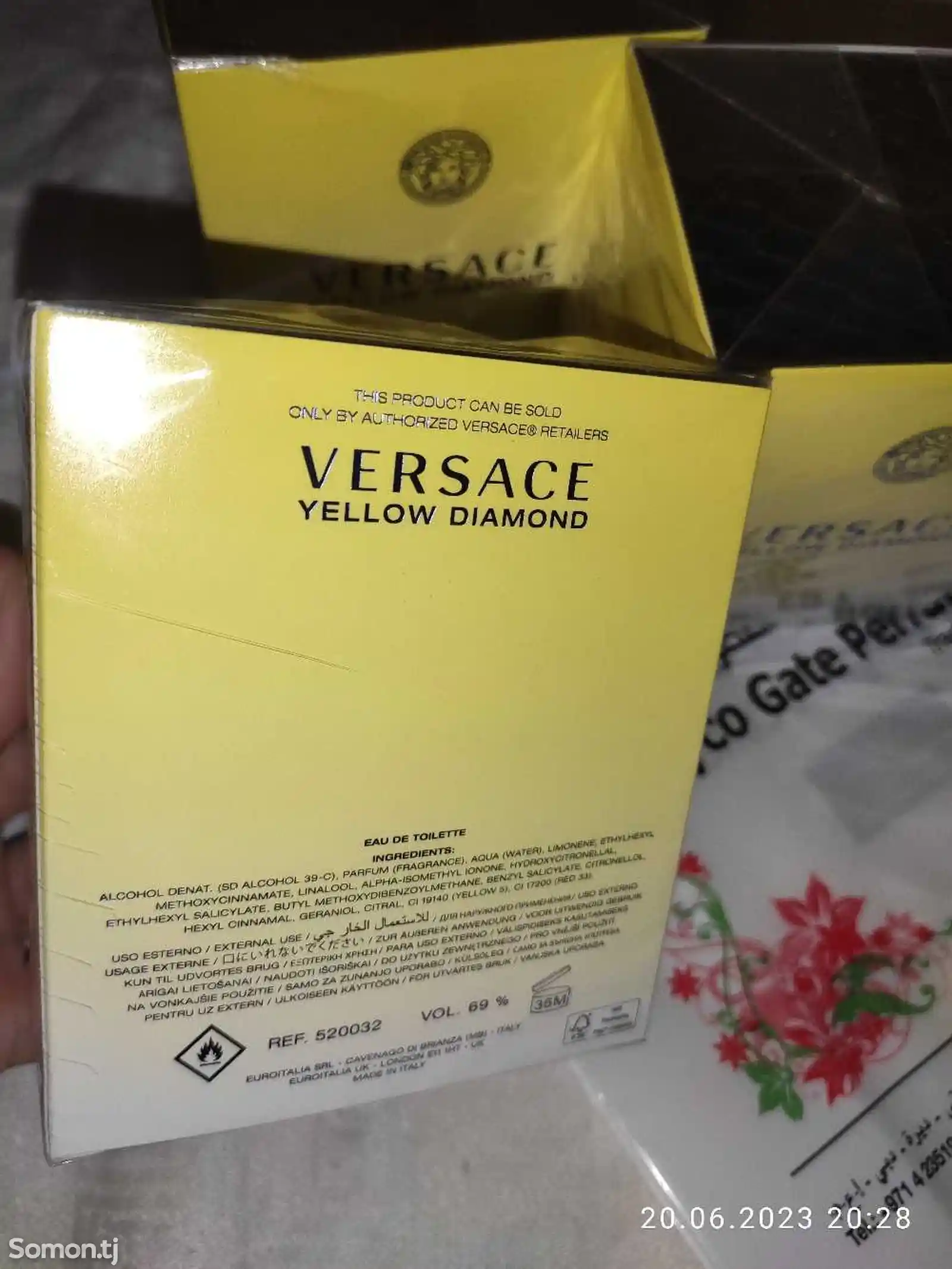 Духи Versace yellow diamond-3