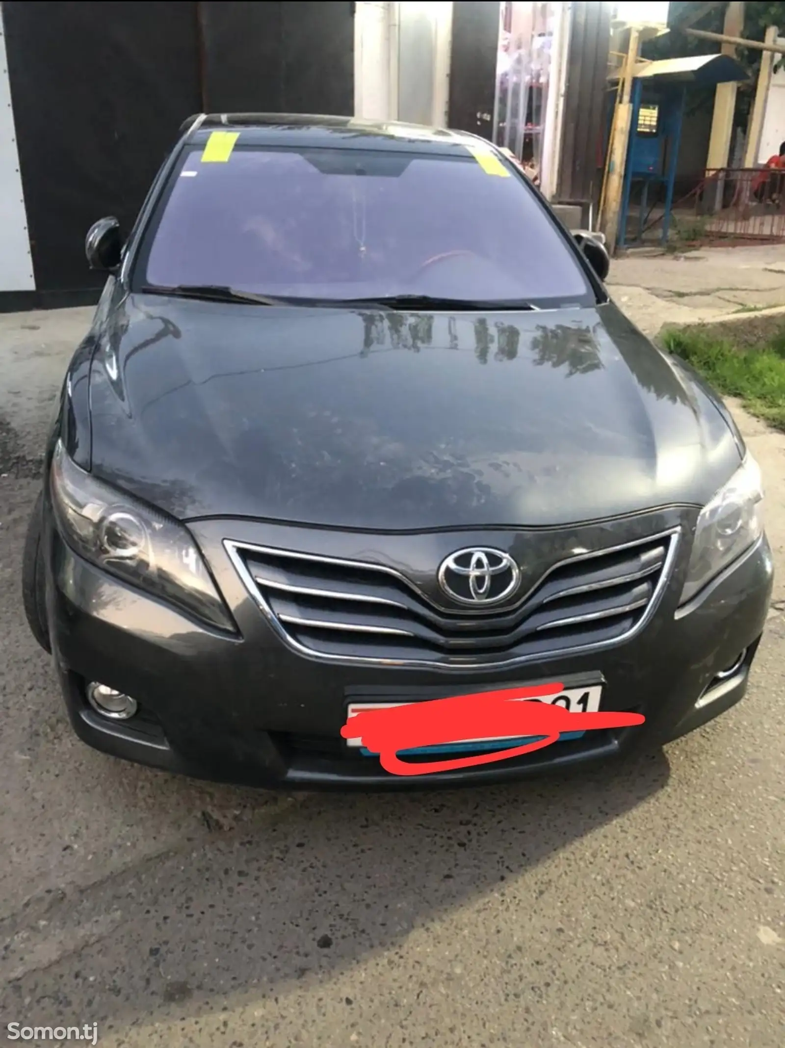 Фиолетовое стекло для Toyota Camry 2