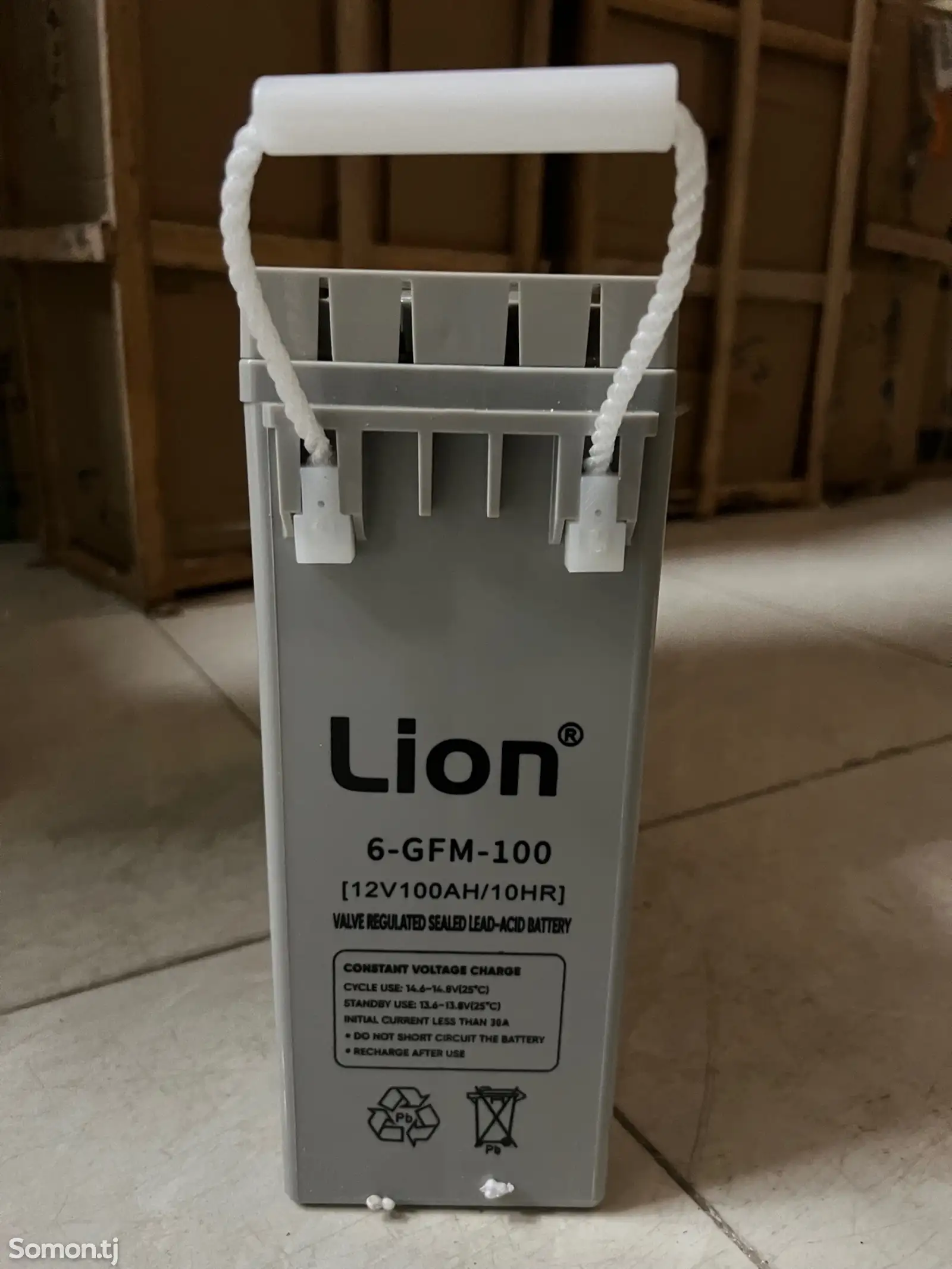 Европейский гелиевый аккумулятор Lion 12V100Ah-1