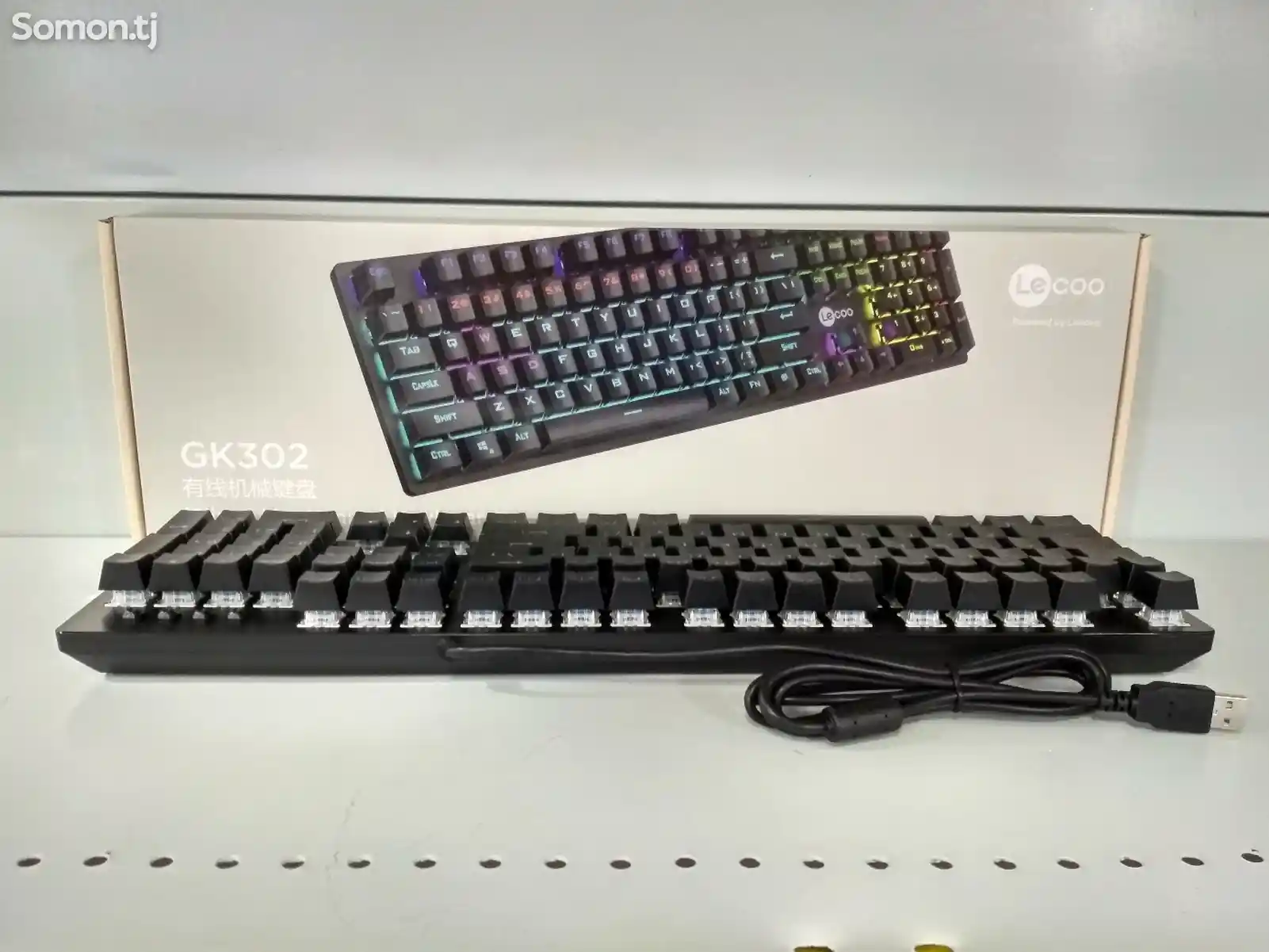 Механическая клавиатура с Led подсветкой Lecoo Gk302-4