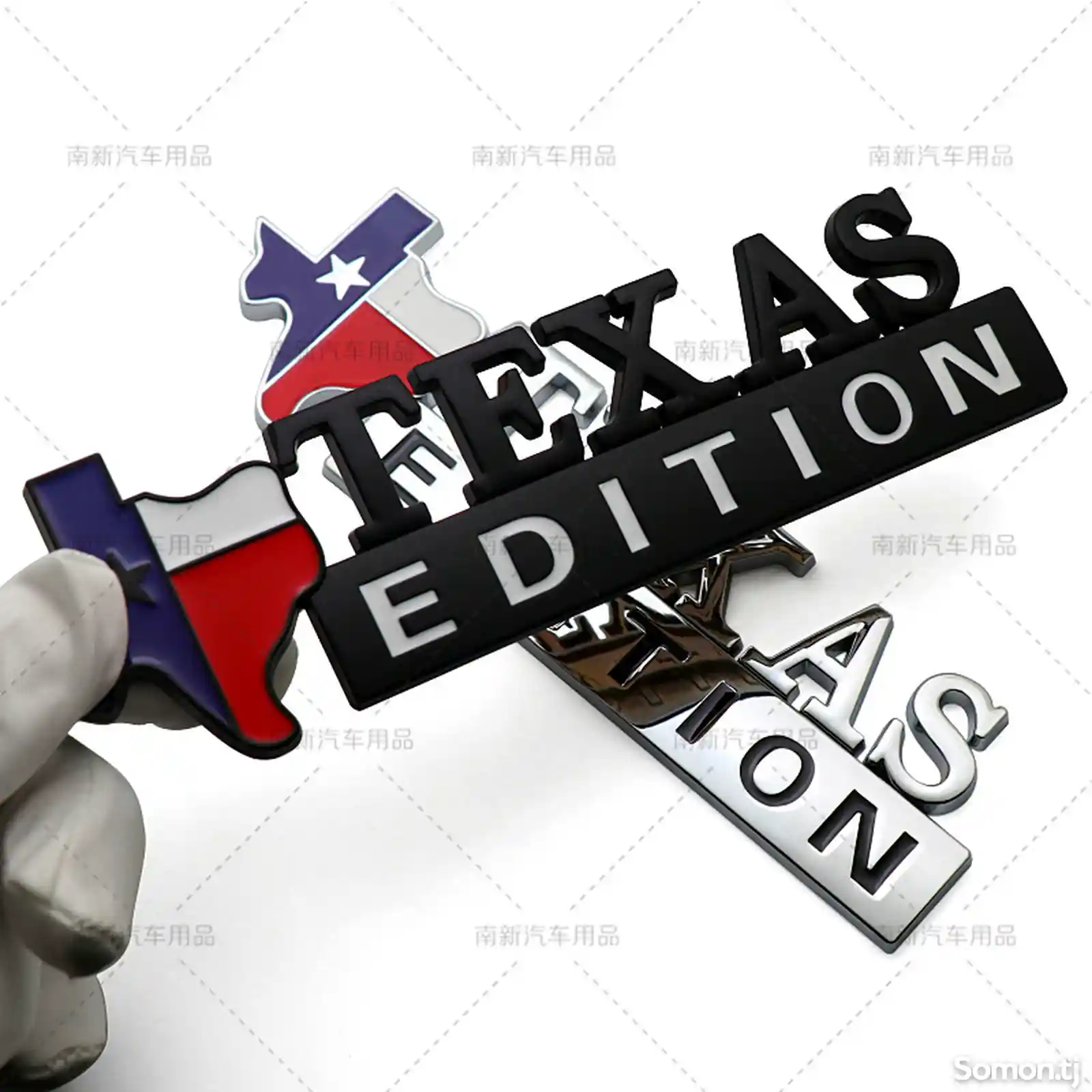 3D металлическая наклейка, эмблема Texas Edition, логотип на багажник-5