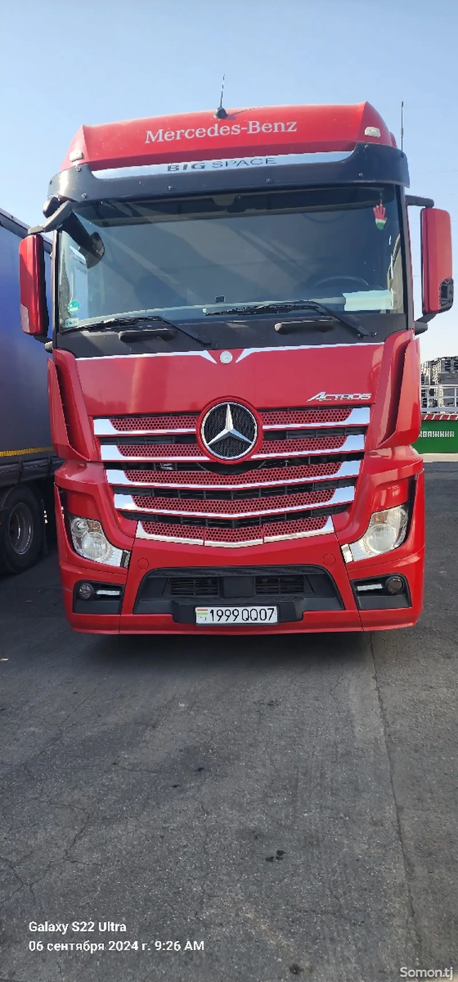 Бортовой автомобиль Mercedes Benz Actros, 2012-1