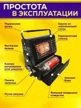 Газовый обогреватель плитка туристическая-6