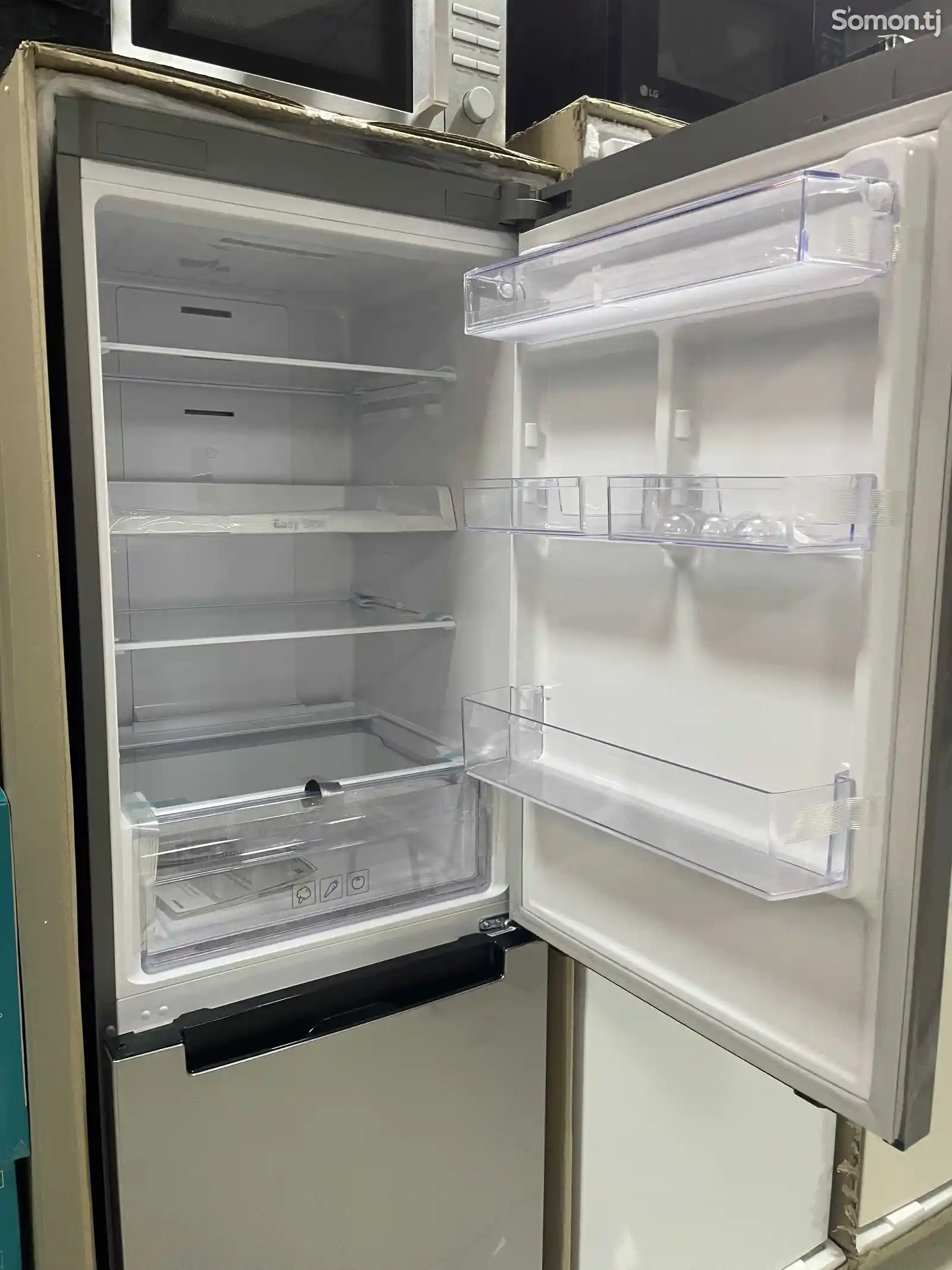 Холодильник Samsung rb30 серый-3