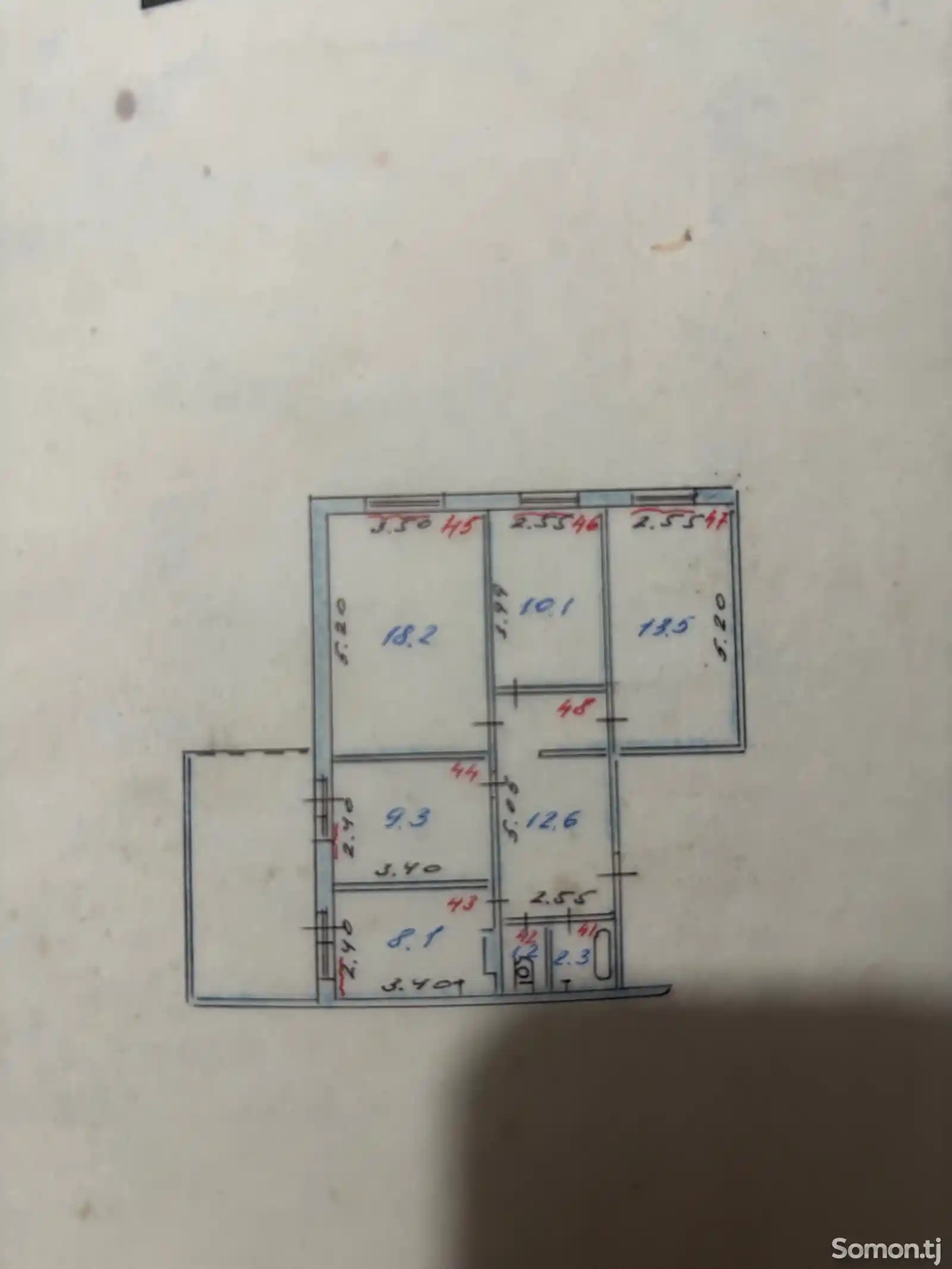 5-комн. квартира, 9 этаж, 80 м², Сино-11