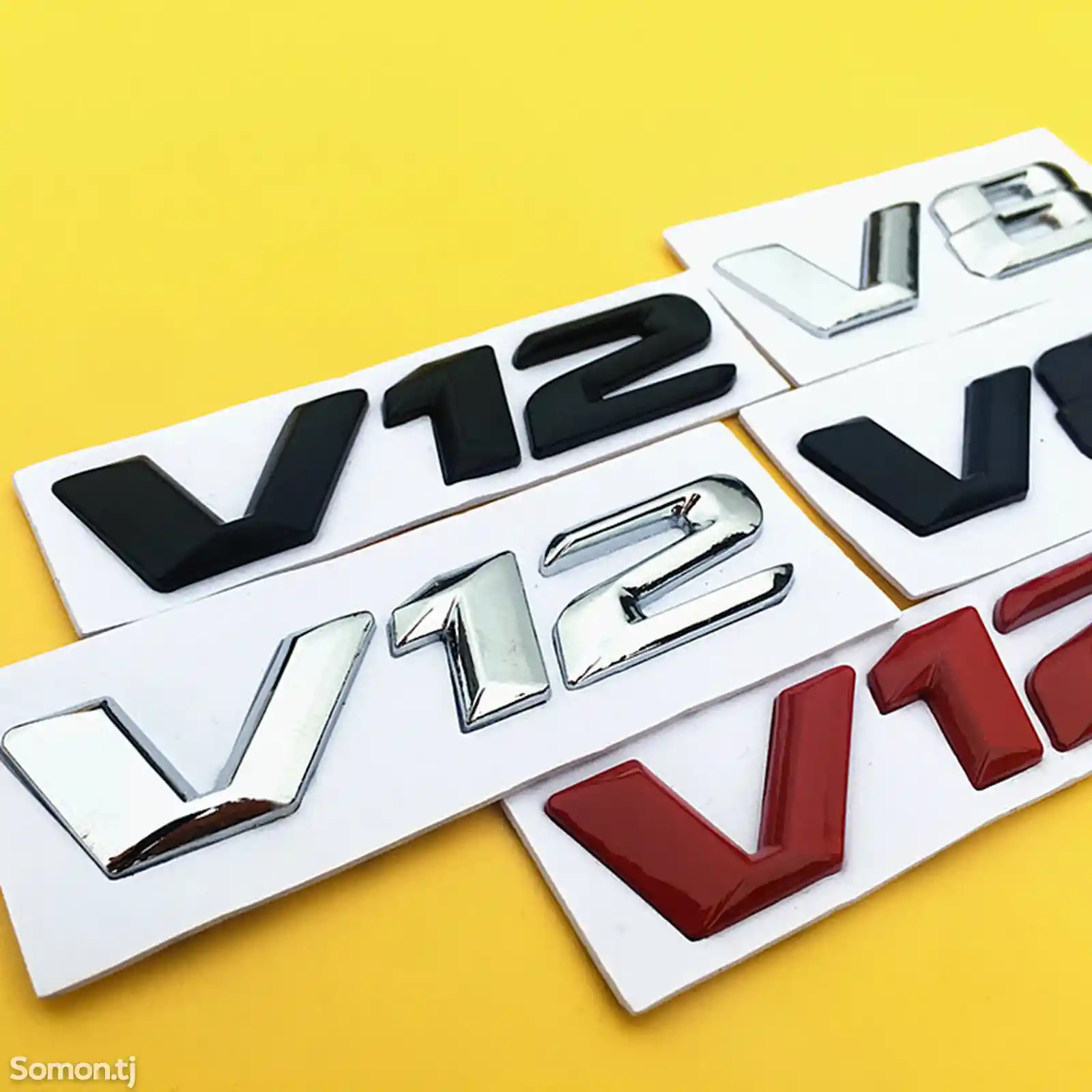 Хромированный пластик ABS/Логотип v8 v12-5