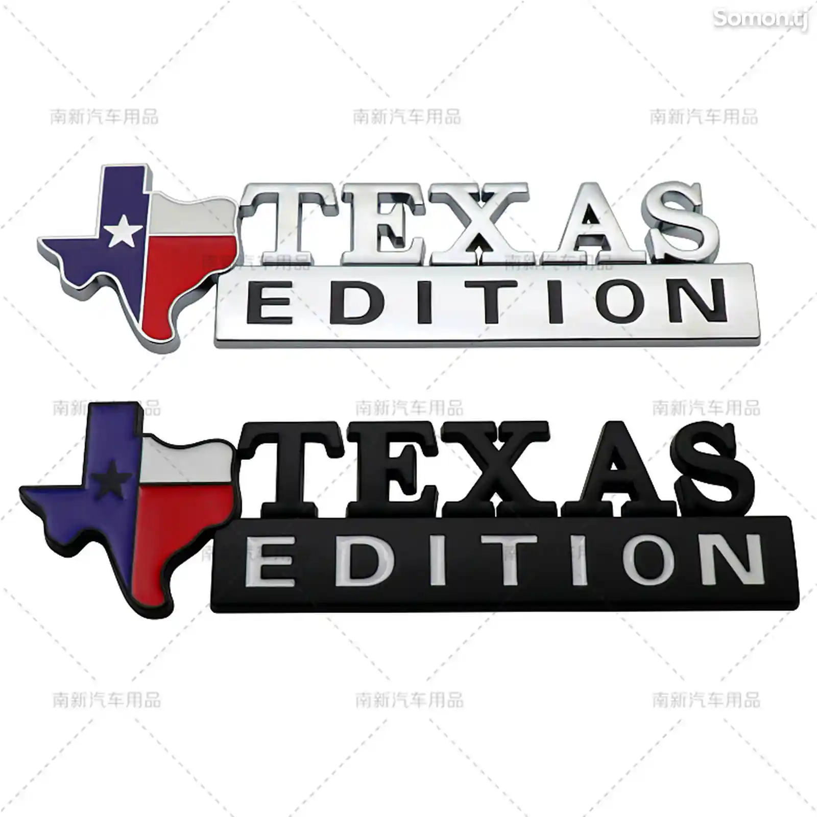 3D металлическая наклейка, эмблема Texas Edition, логотип на багажник-1