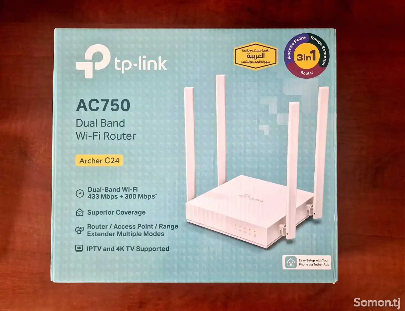Двухдиапазонный WiFi роутер Tp-Link Archer C24-1