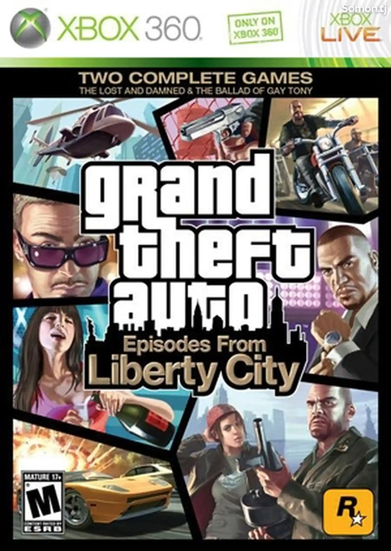 Игра GTA 4 Episodes from liberty city Xbox 360-1