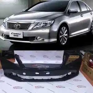 Передний бампер на Toyota Camry 4