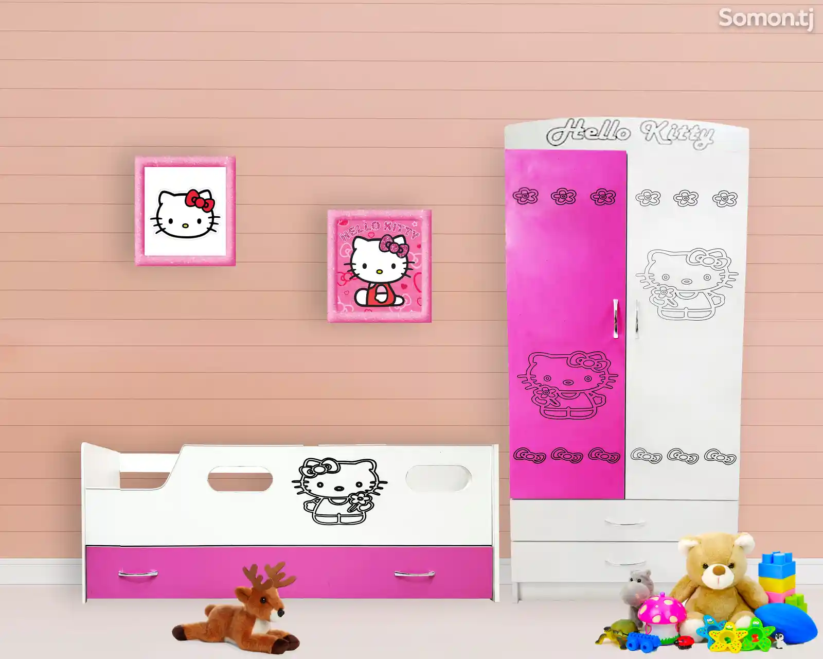 Детский гарнитур hello kitty