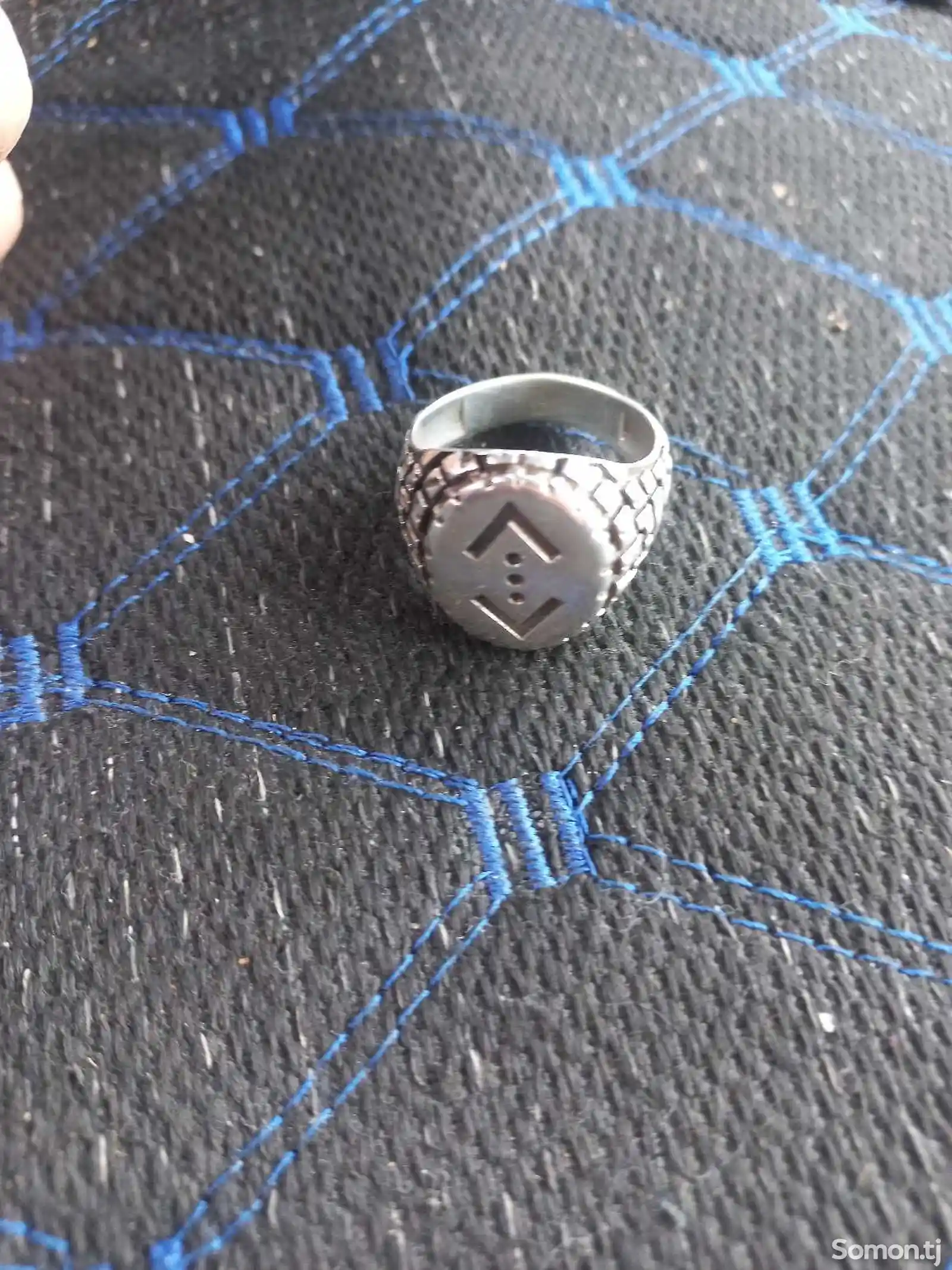 Мужское серебряное кольцо-1