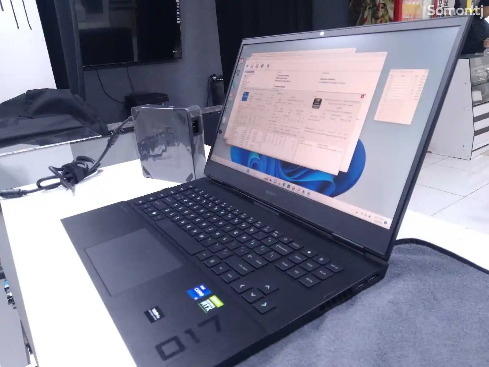 Ноутбук HP Omen Core i7 12800HX RTX 3070TI 8GB 256bit-4
