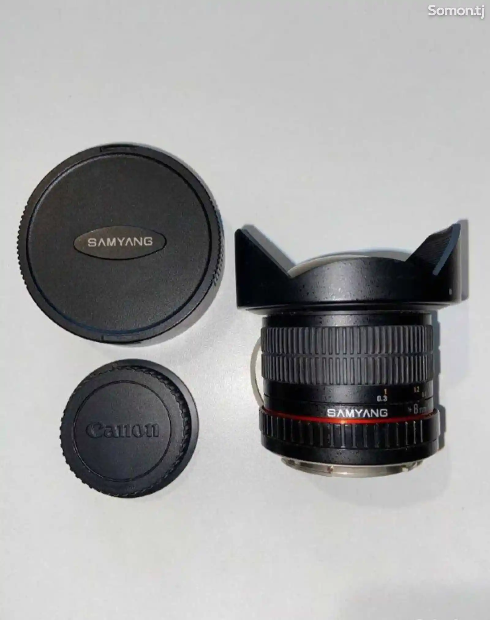 Объектив рыбий глаз Canon Samyang 8mm-3