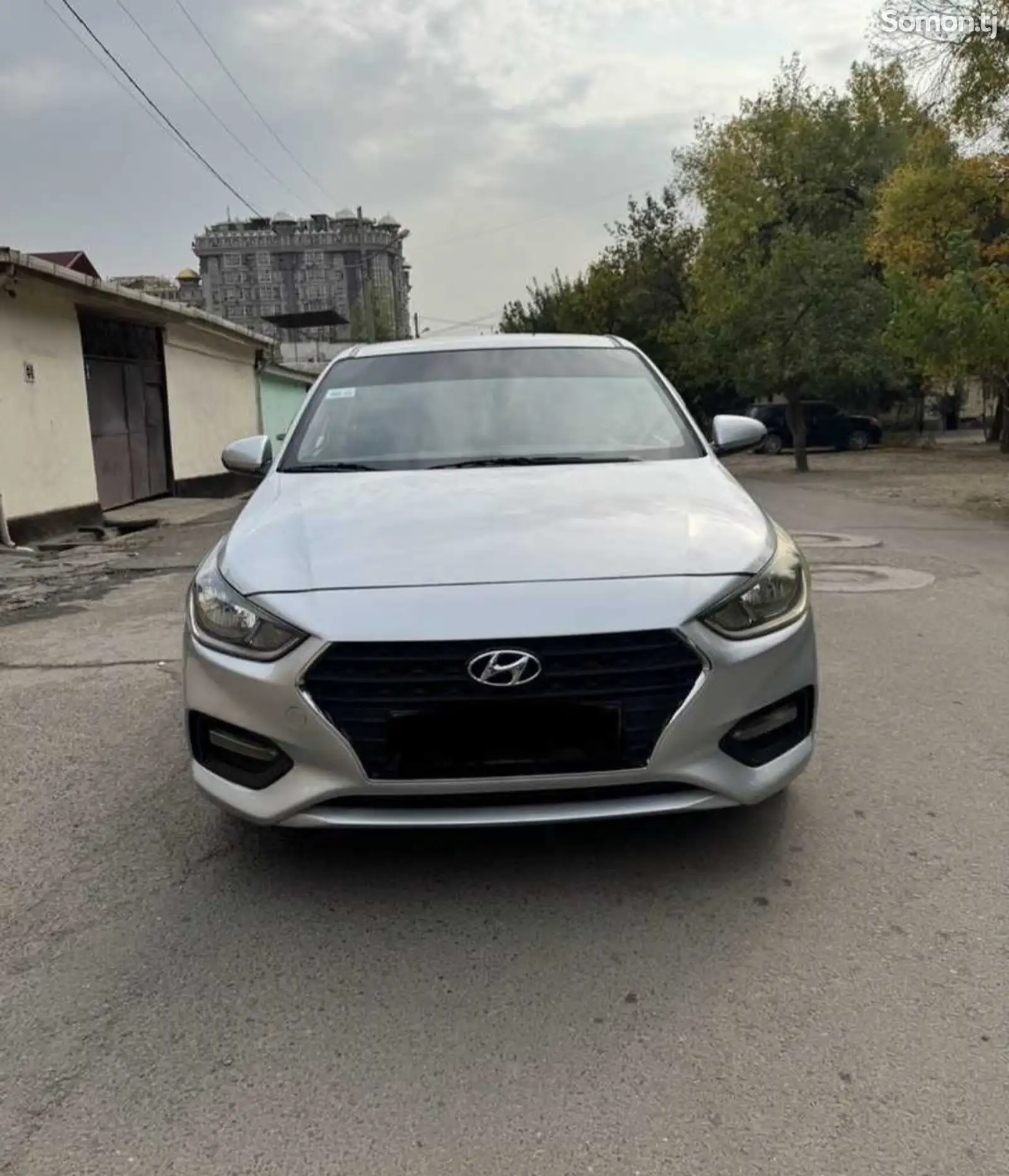 Облицовка на Hyundai Solaris 2017-2019-2