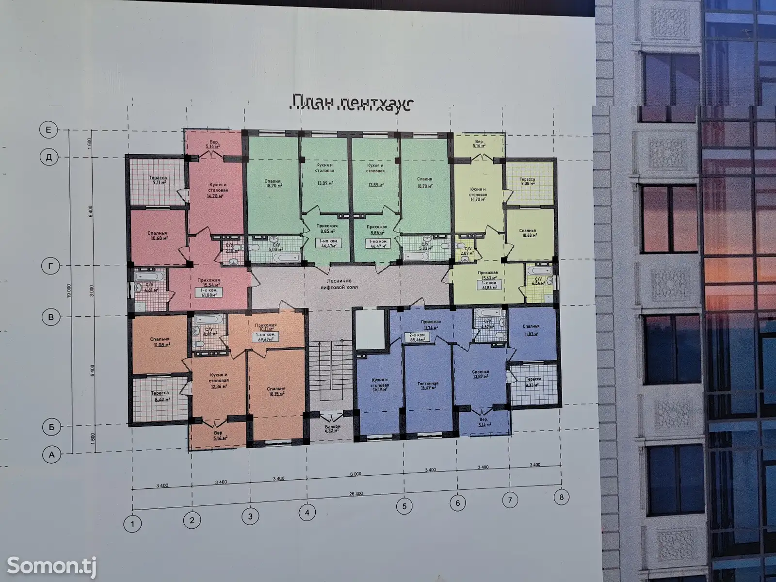 2-комн. квартира, 2 этаж, 47 м², 19 мкр