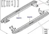 Кронштейн порога Крепление накладки порога Land Rover Range Rover L405-6