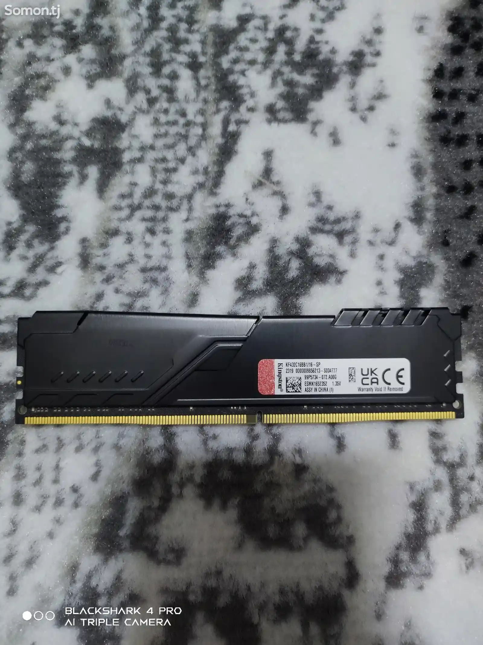 Оперативная память Kingston Fury Beast ddr4 16 gb 3200 ghz-2