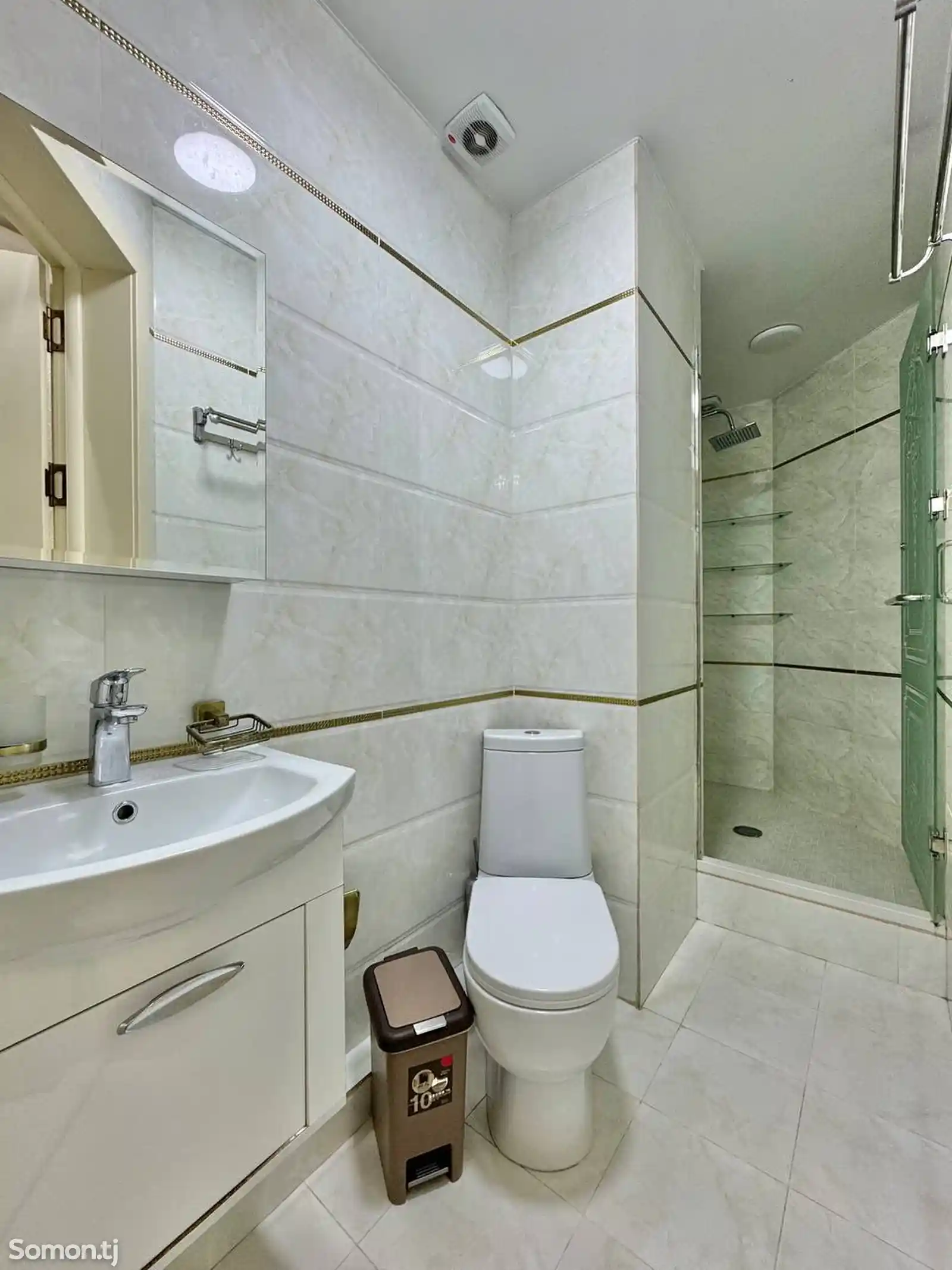 3-комн. квартира, 13 этаж, 100 м², Сомони-8