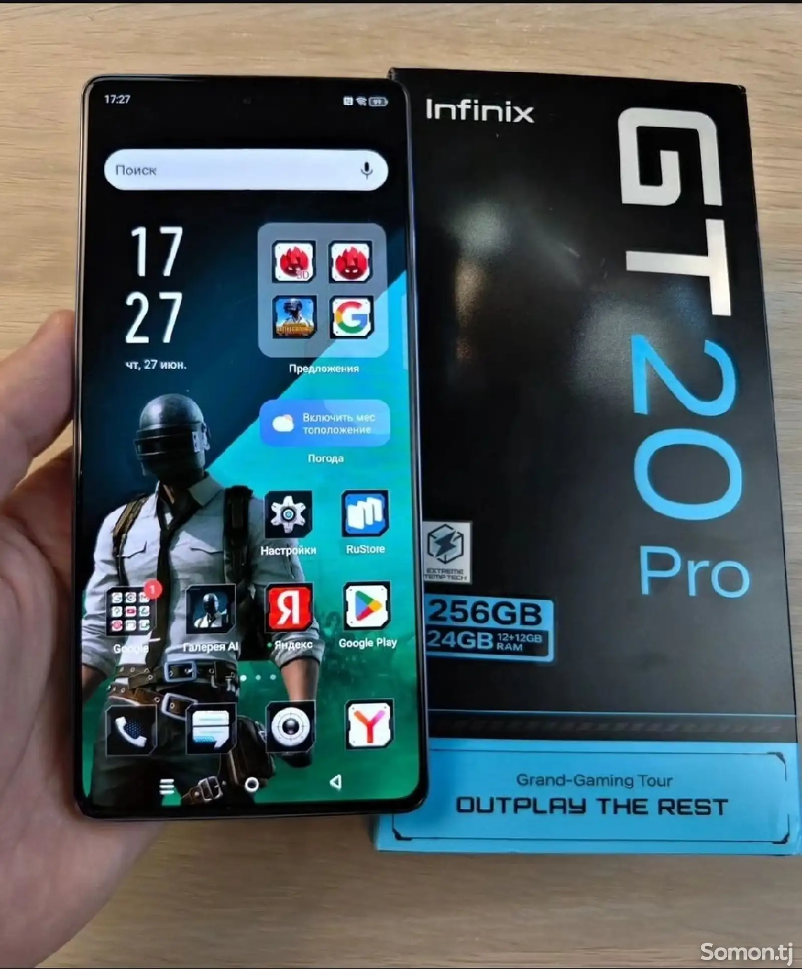 Infinix GT 20Pro 24/256Gb Blue-4