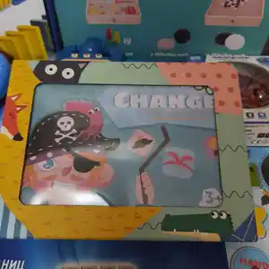 Игра для детей магнитные детали с изменением лица