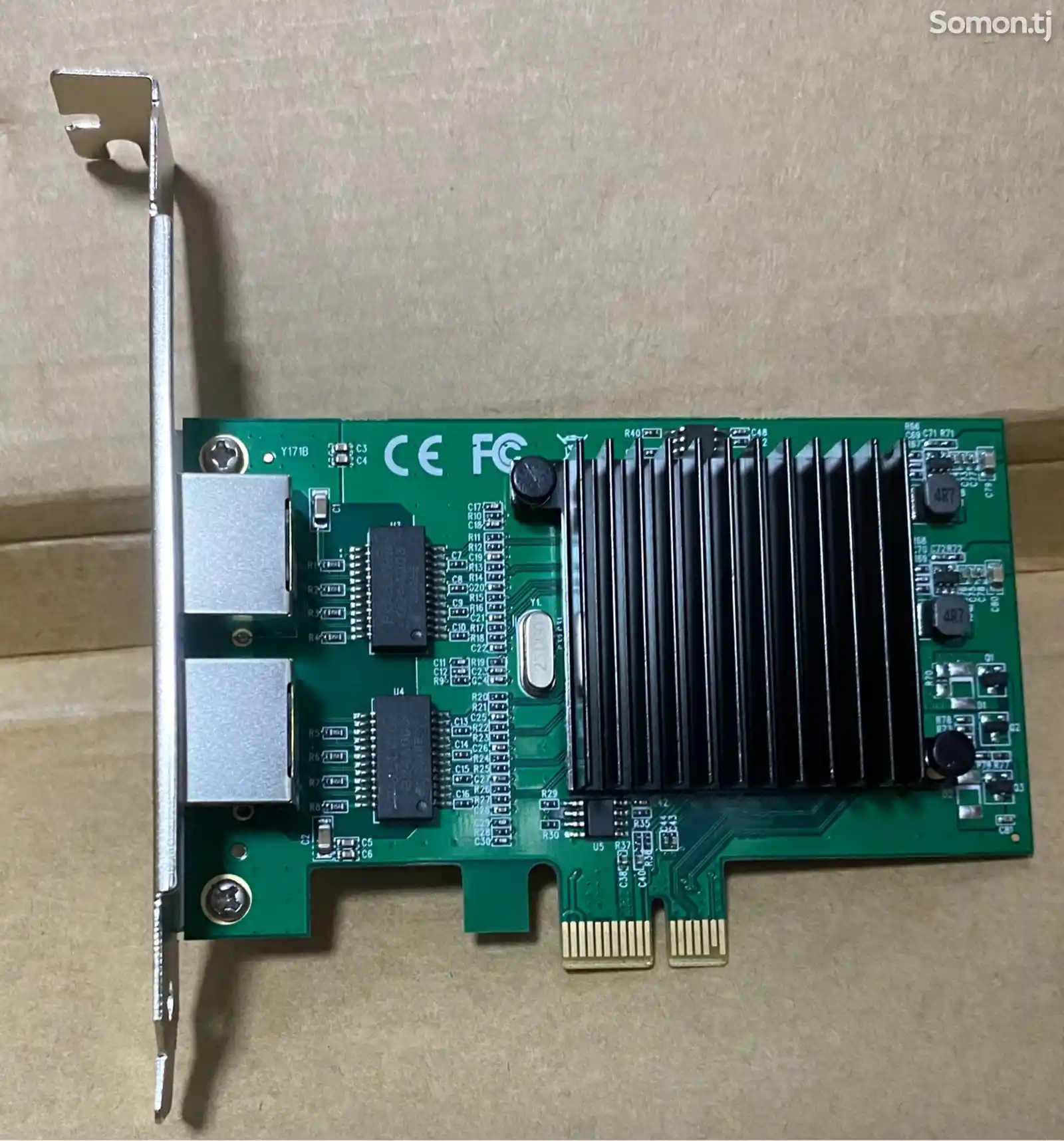 Сетевая карта PCI-e Dual Gigabit Ethernet Controller Card-4
