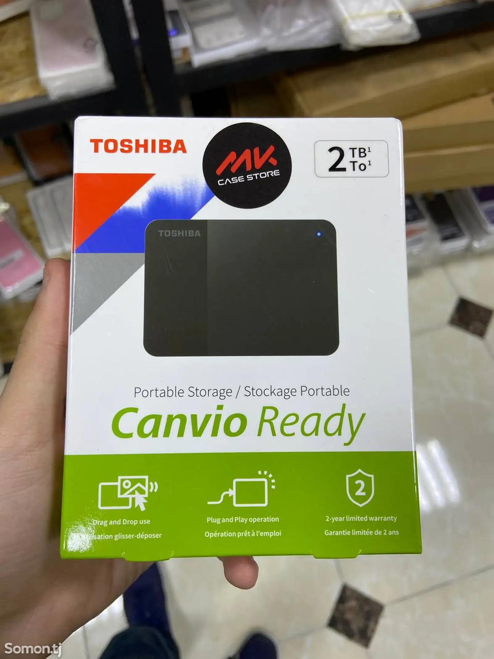 Внешний HDD Toshiba Canvio Basics 2TB-1