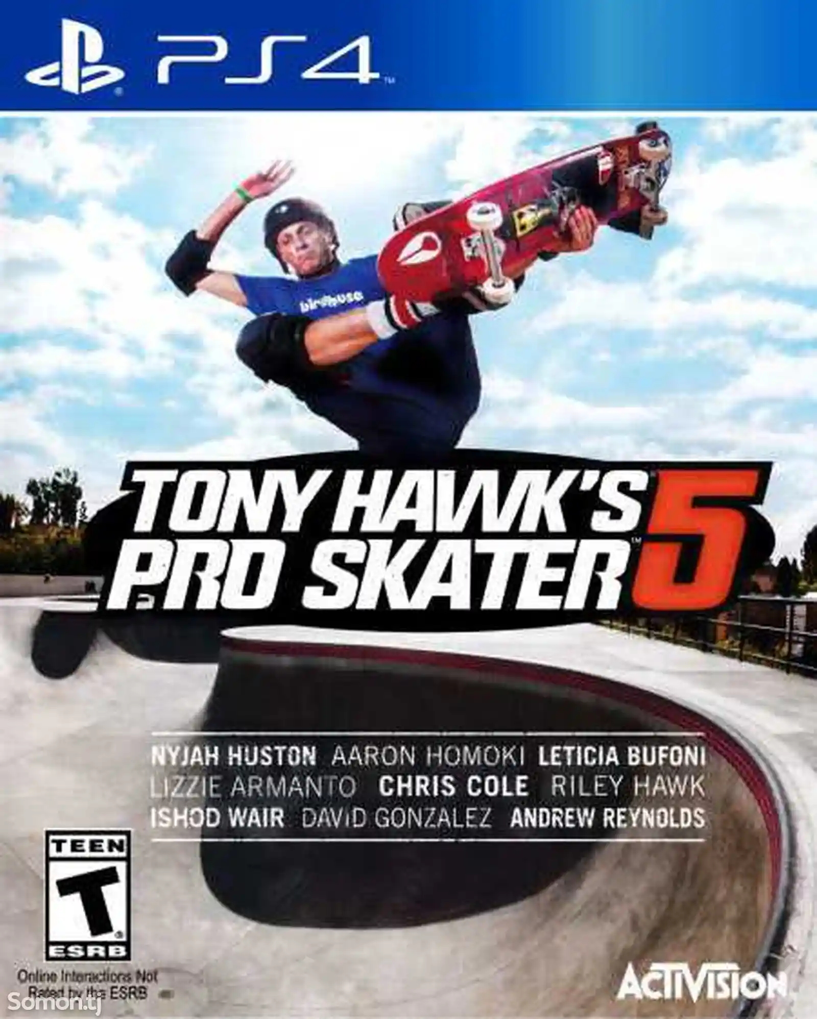 Игра Tony Hawks Pro Skater 5 для PS-4 / 5.05 / 6.72 / 7.02 / 7.55 / 9.00 /