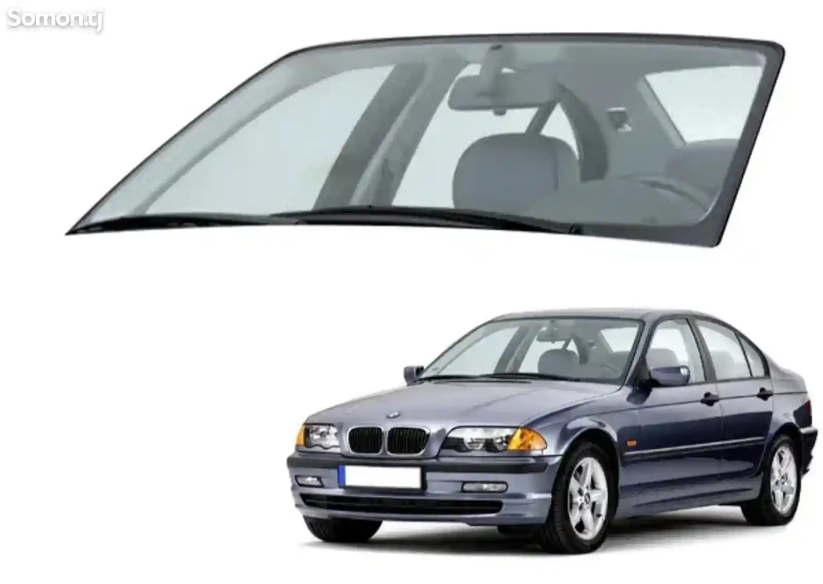Лобовое стекло на BMW E46 2001
