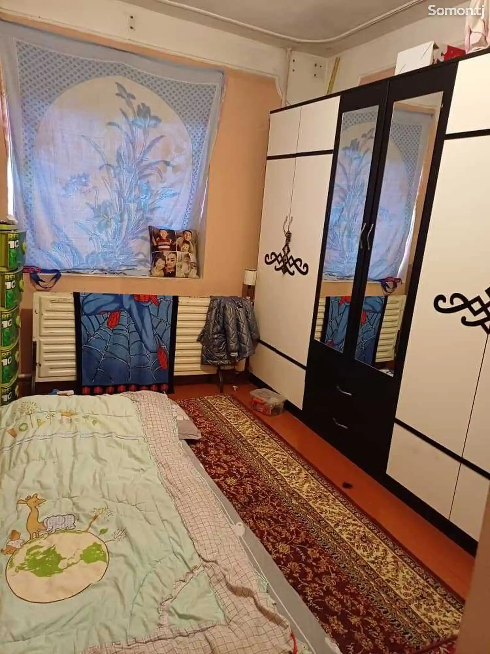 2-комн. квартира, 3 этаж, 37 м², Сомони-3