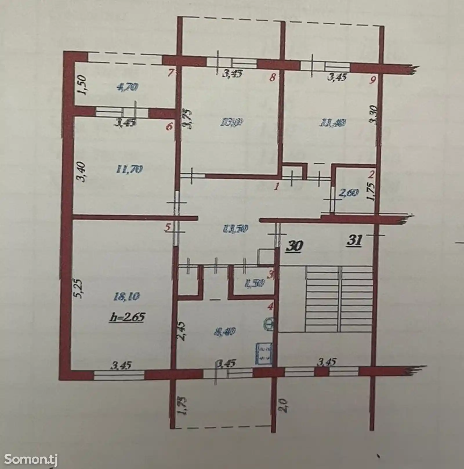 4-комн. квартира, 4 этаж, 84 м², Президентская школа-2