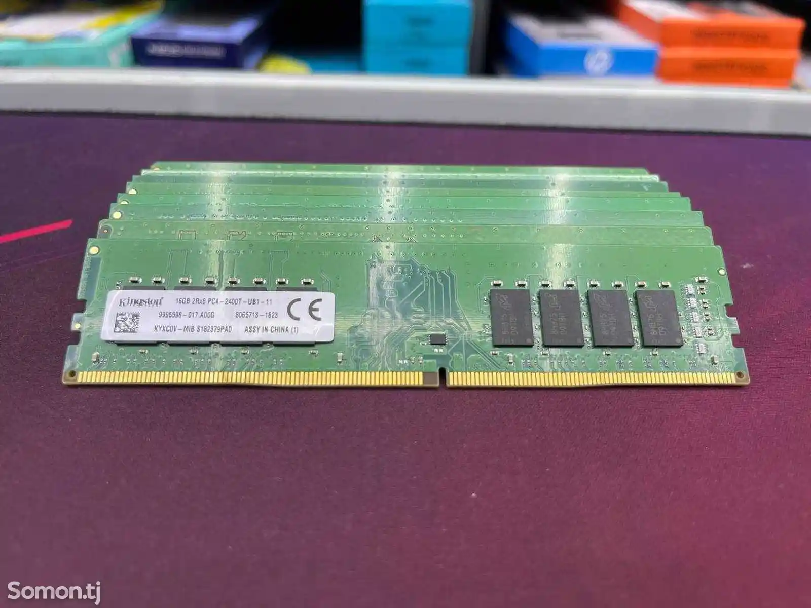 Оперативная память Kingston 16gb DDR4 2400 МГц