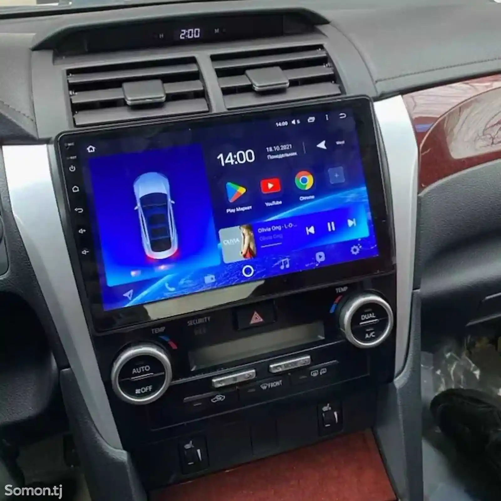 Магнитола Андроид для Toyota Camry 3 2011-2014-1