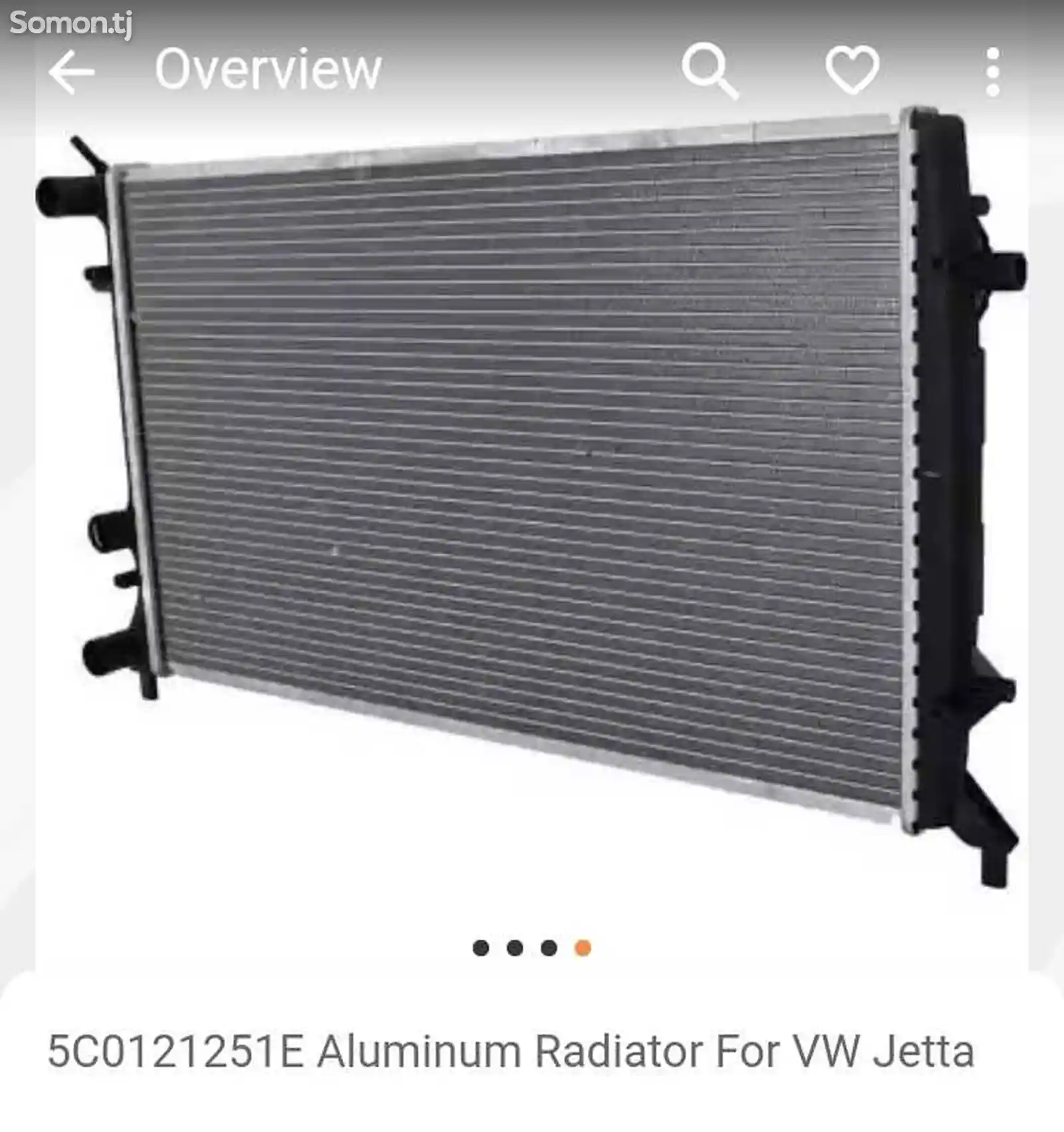 Радиатор от Volkswagen Jetta-4