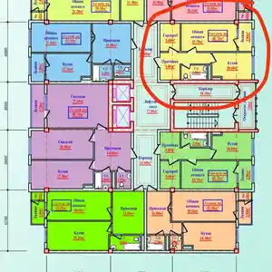 2-комн. квартира, 3 этаж, 49 м², поворот Ленинград