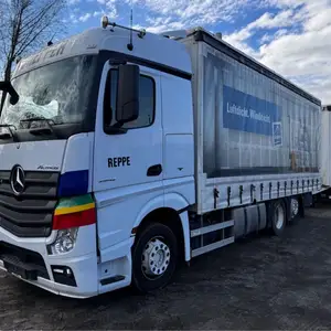 Контейнеровоз Mercedes-Benz Actros 2642 LL 6x2 + Tandem эвро 6 08/2016