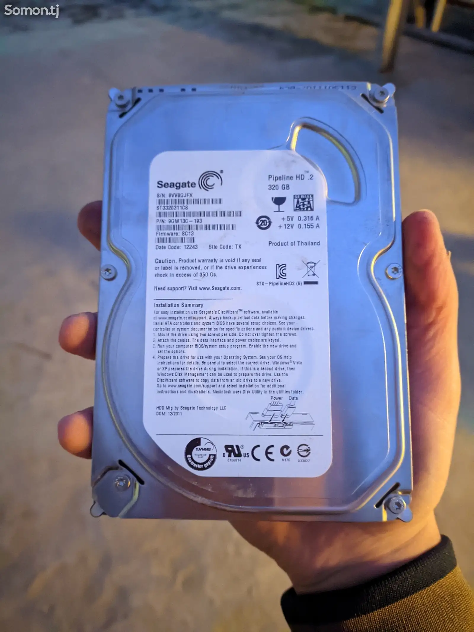 Жесткий диск HDD SEAGATE 320GB-1