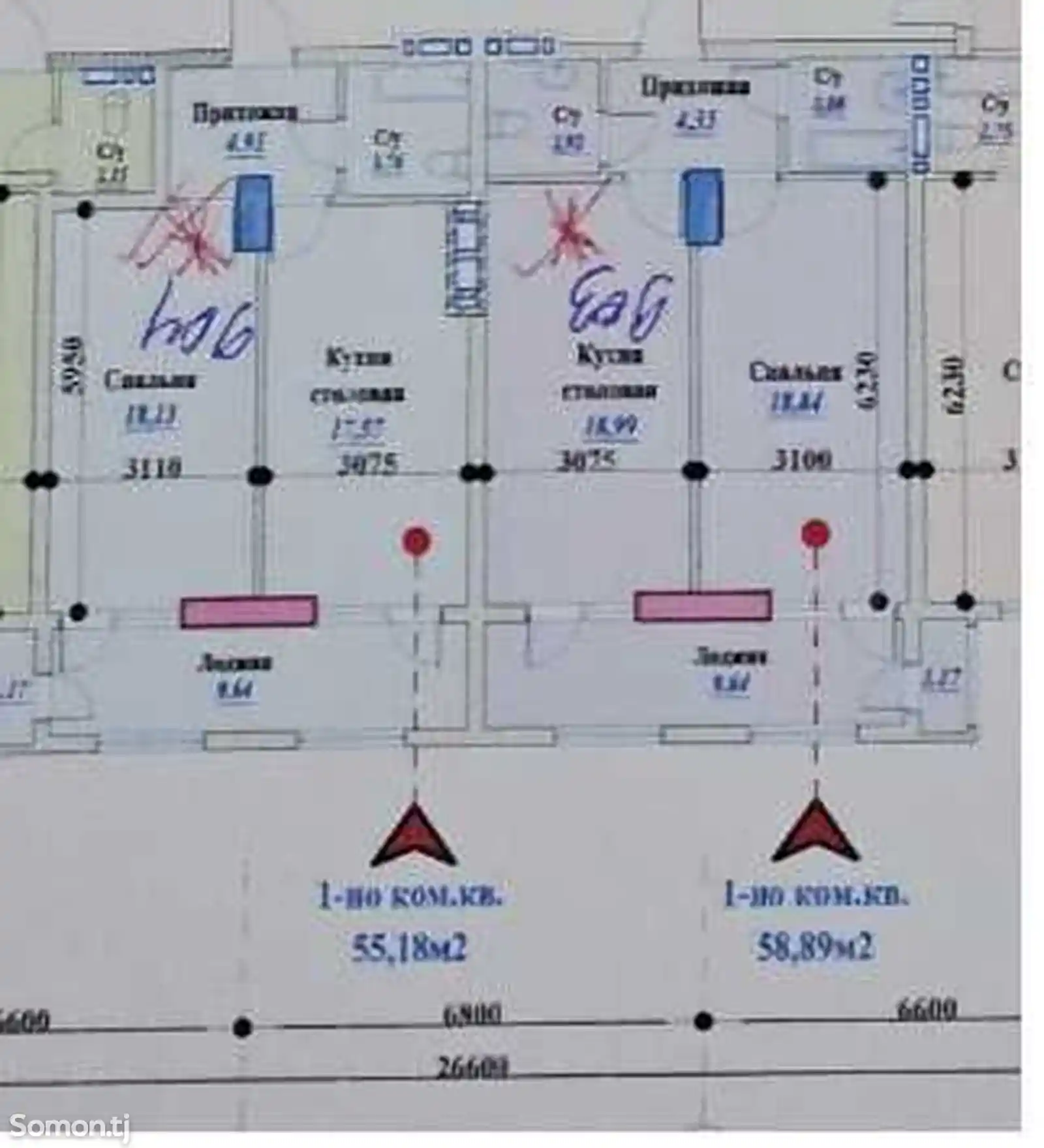 1-комн. квартира, 9 этаж, 58 м², Фирдавсӣ-2