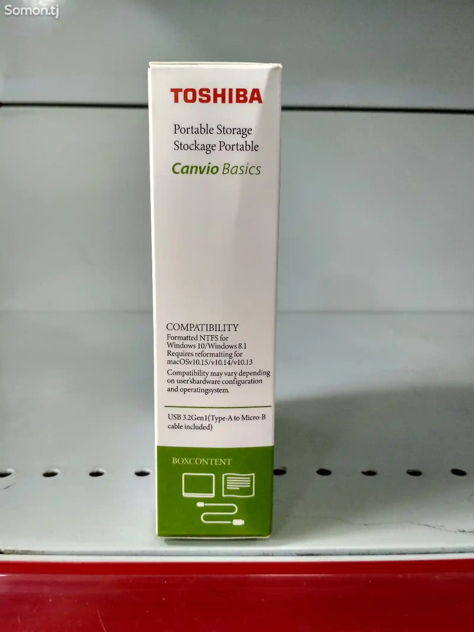 Портативный USB 3.0 Жёсткий диск Toshiba Canvio Basics 500GB-5