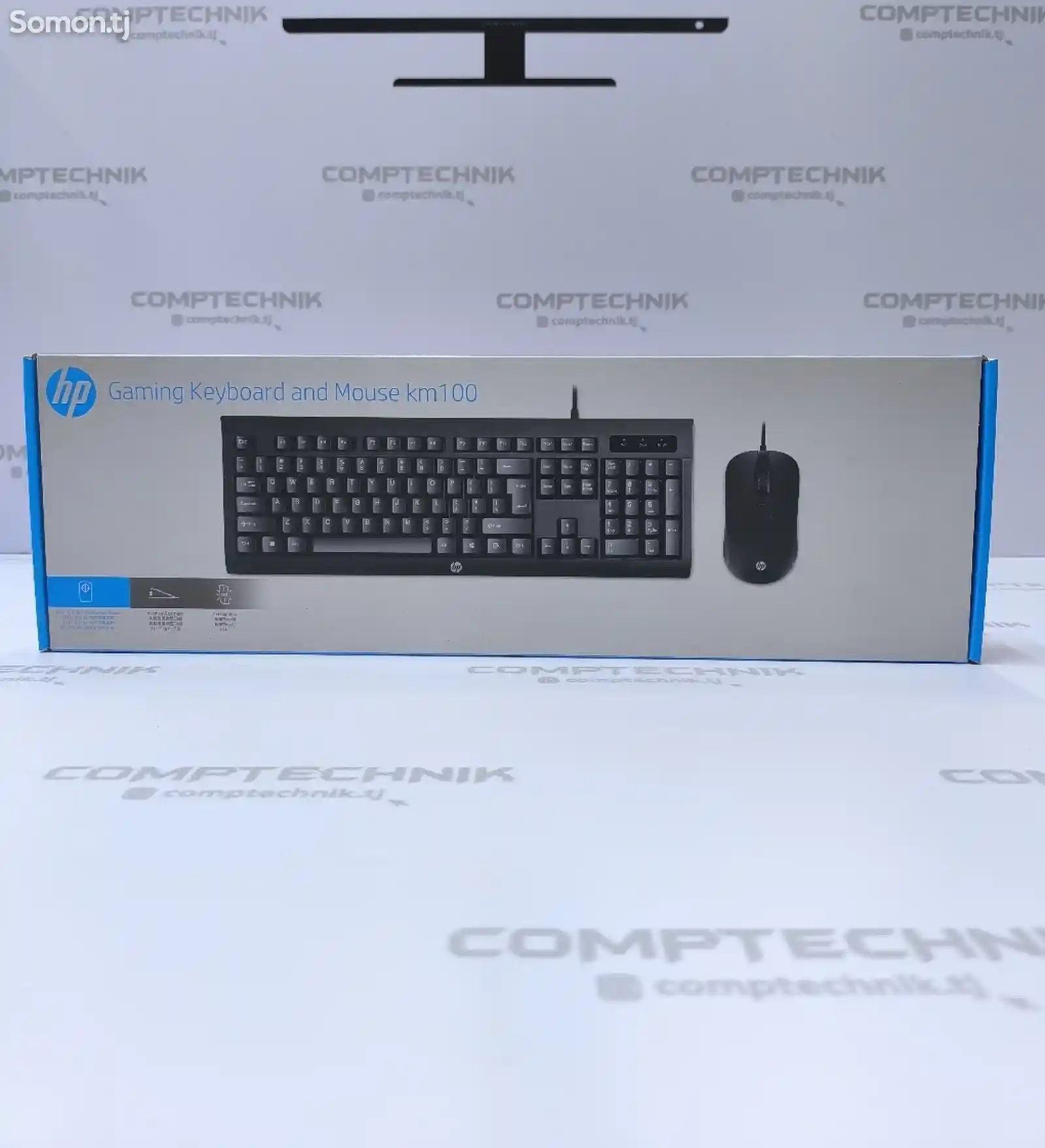 Комплект клавиатура + мышь HP KM100