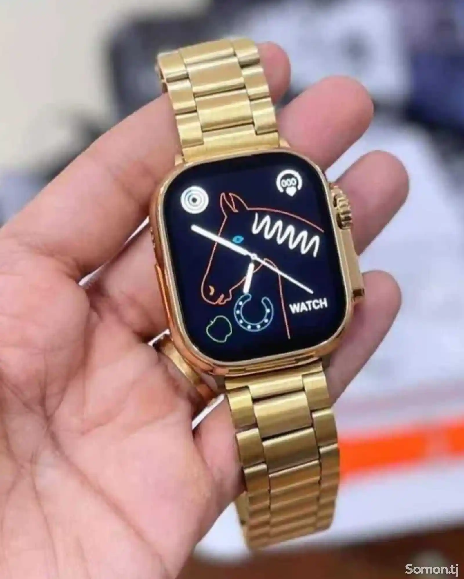 Смарт часы Watch 8 ultra Gold-5