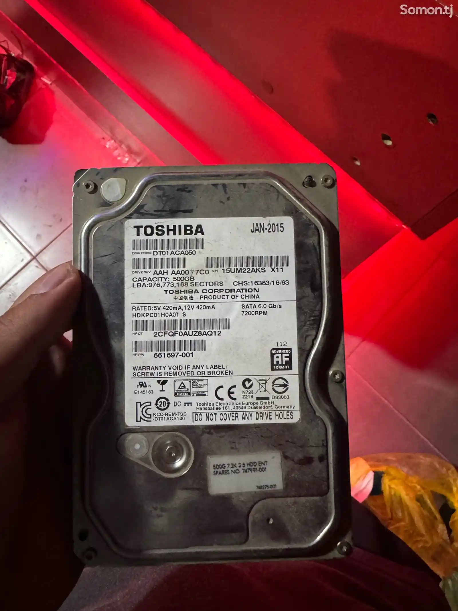 Жесткий диск Toshiba