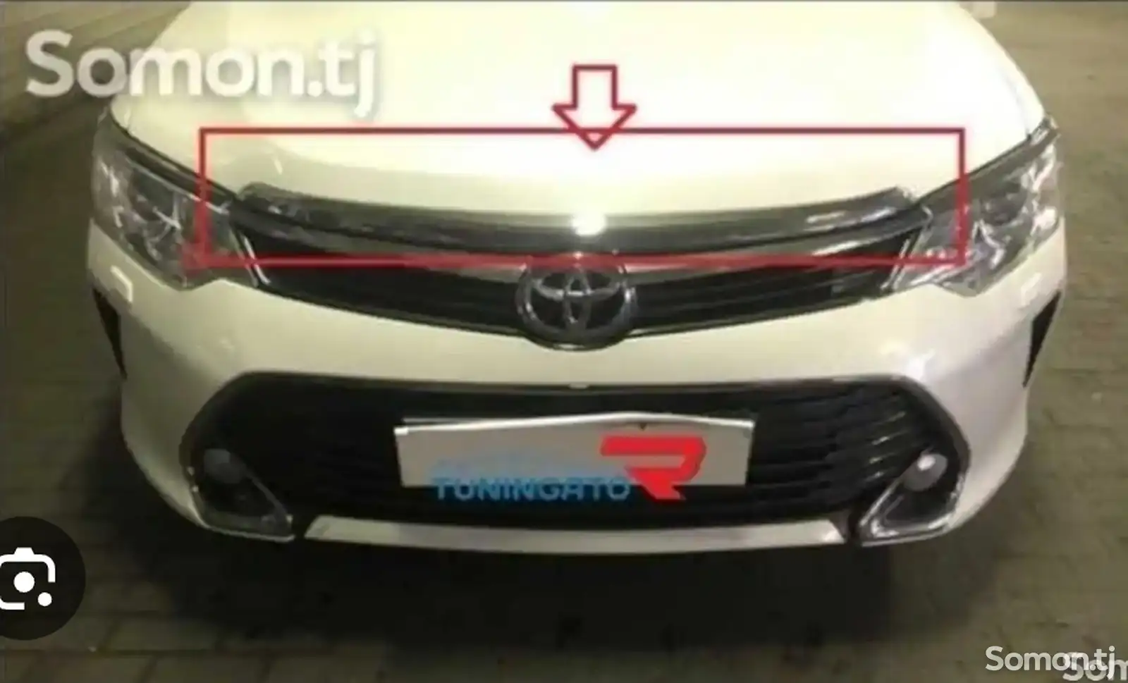 Никель капот от от Toyota camry 5 2015-2017-1