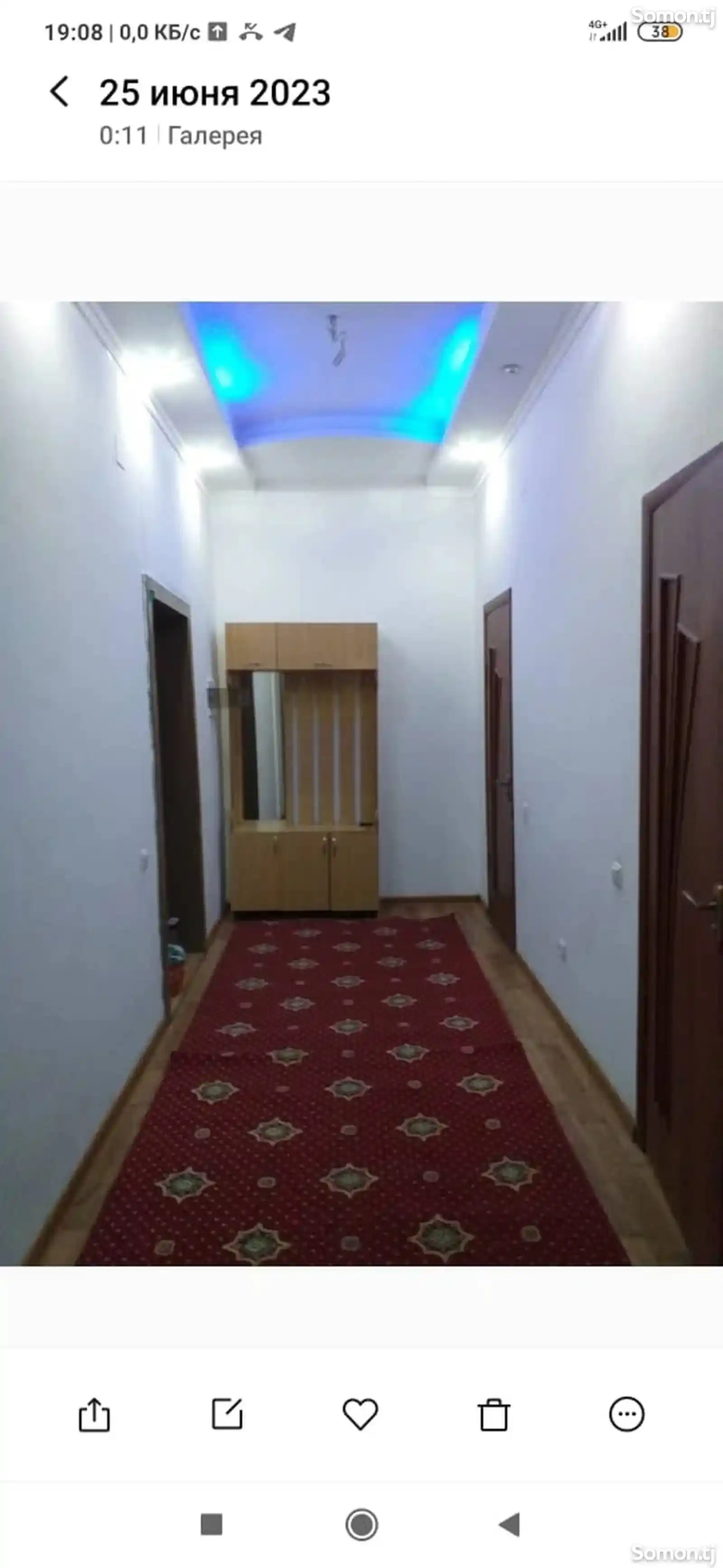 3-комн. квартира, 3 этаж, 85м², Айни-4