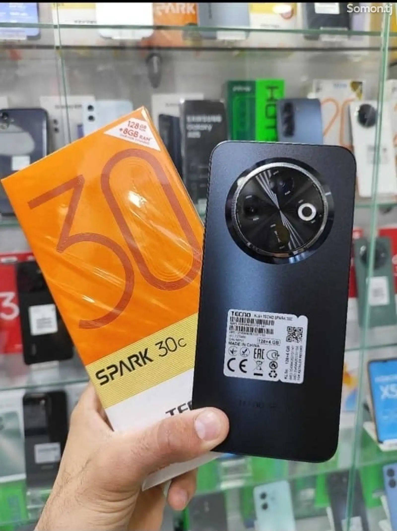 Tecno Spark 30C 6/128 gb black-1