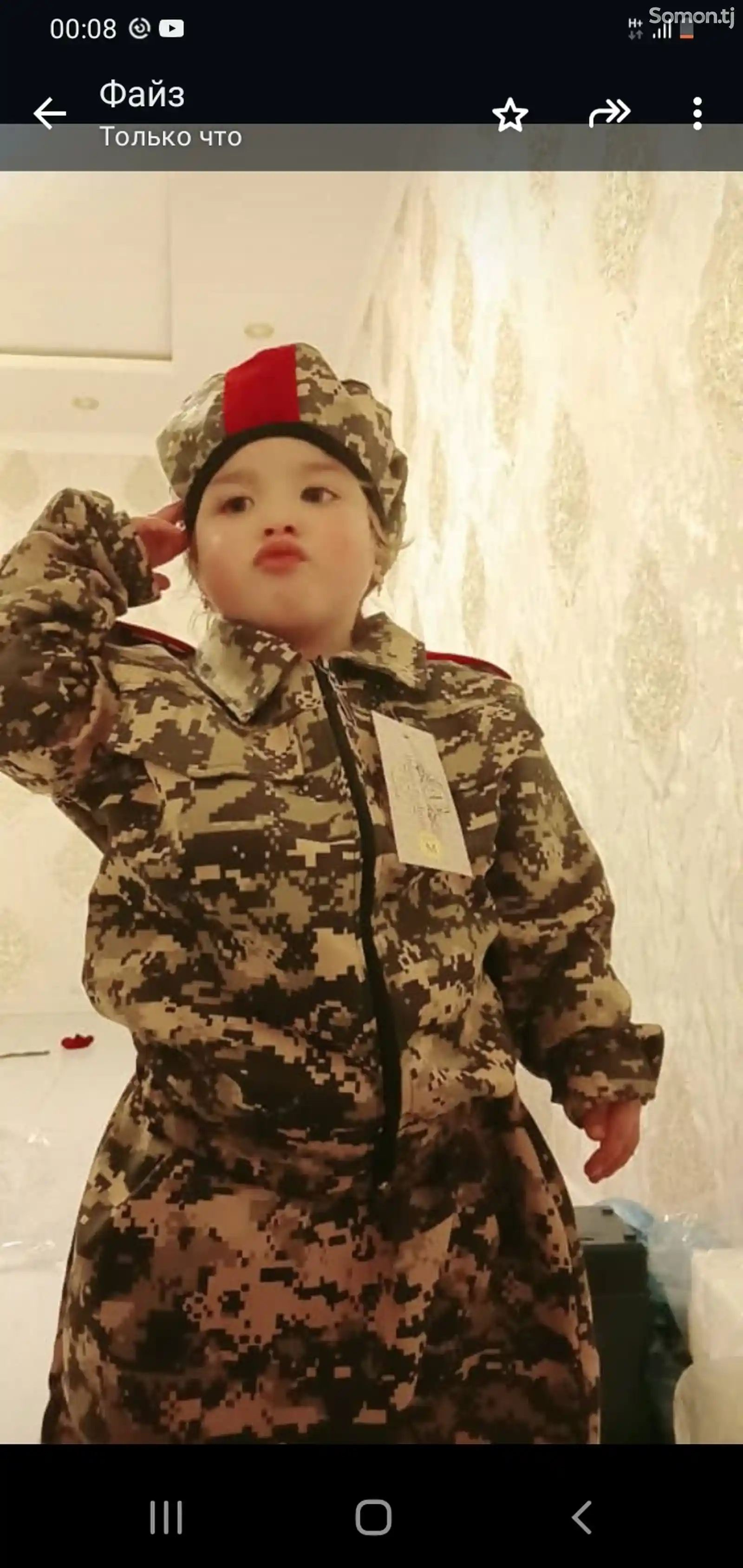 Детская военная форма для девочек-1