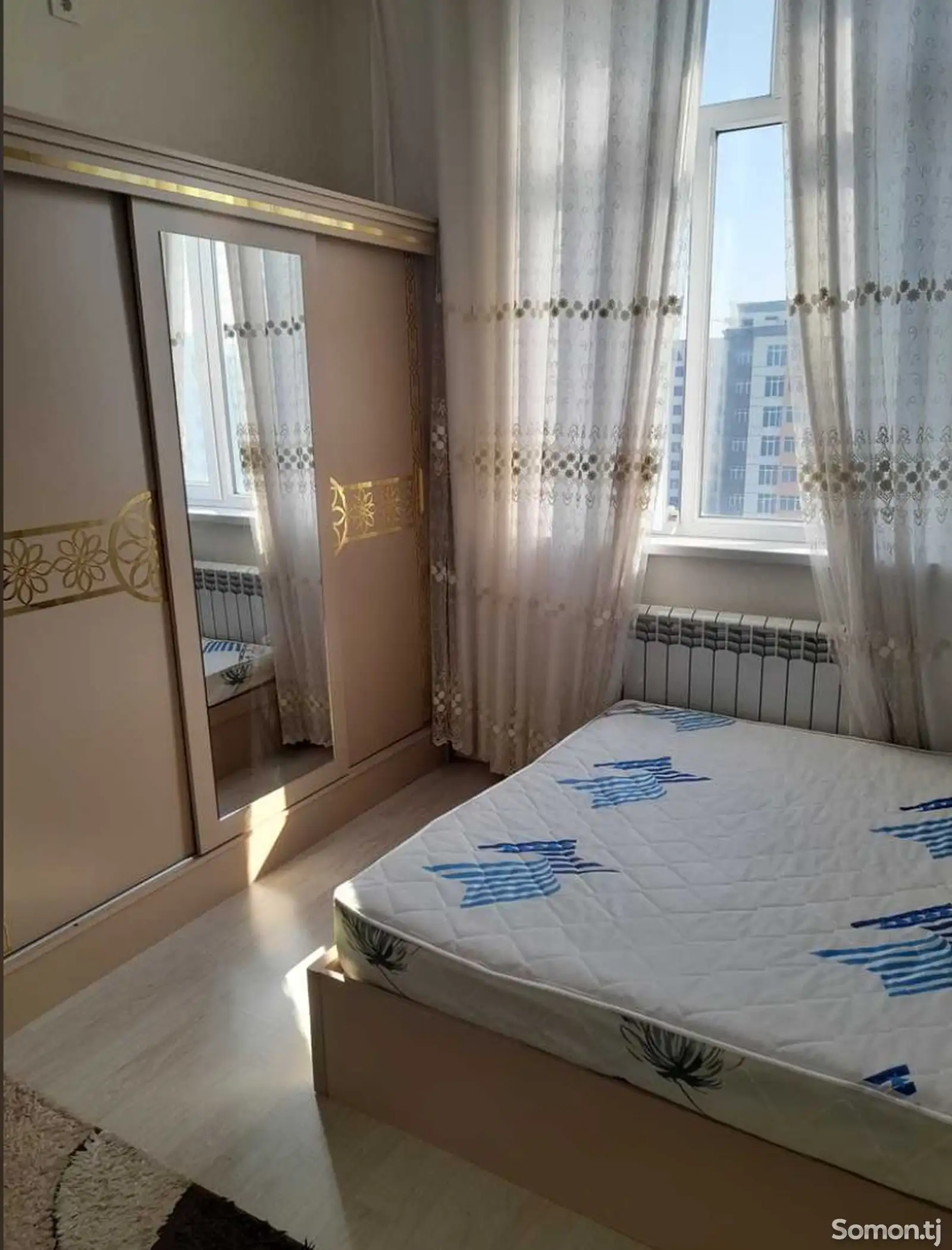 2-комн. квартира, 15 этаж, 56м², и сомони грант отел-1