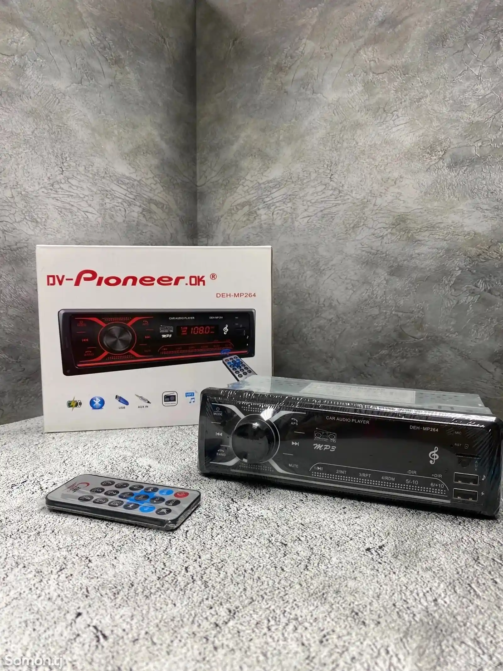 Автомагнитола Pioneer Bluetooth DEHMP263/264/266-2