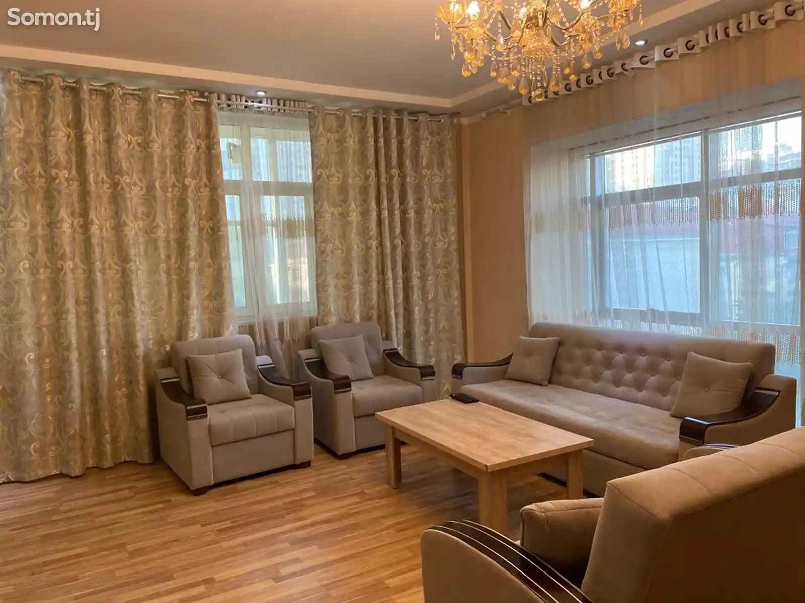 4-комн. квартира, 3 этаж, 180м², И. Сомони, Пушкина-2