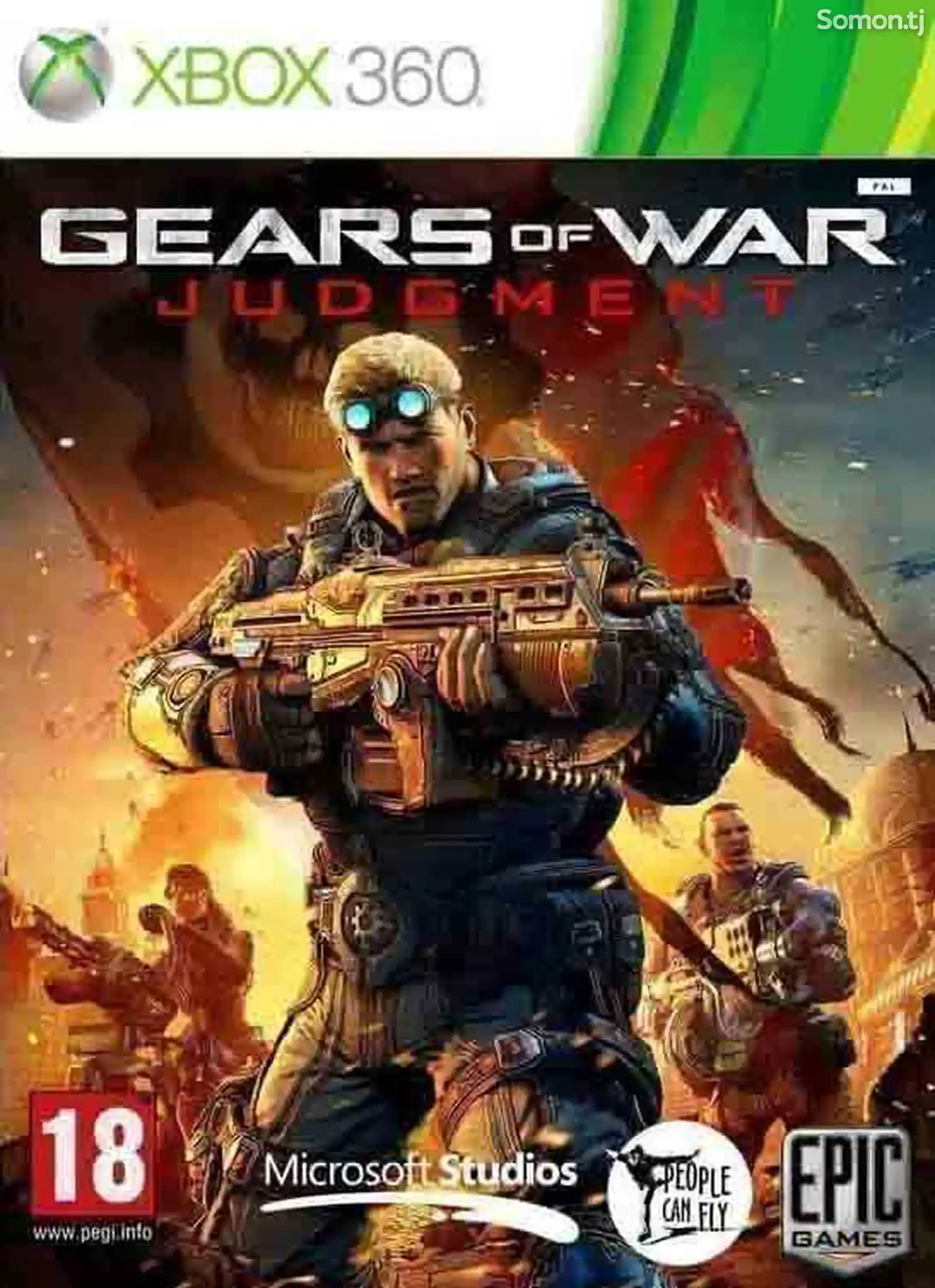 Игра Gear of war jubgment для прошитых Xbox 360